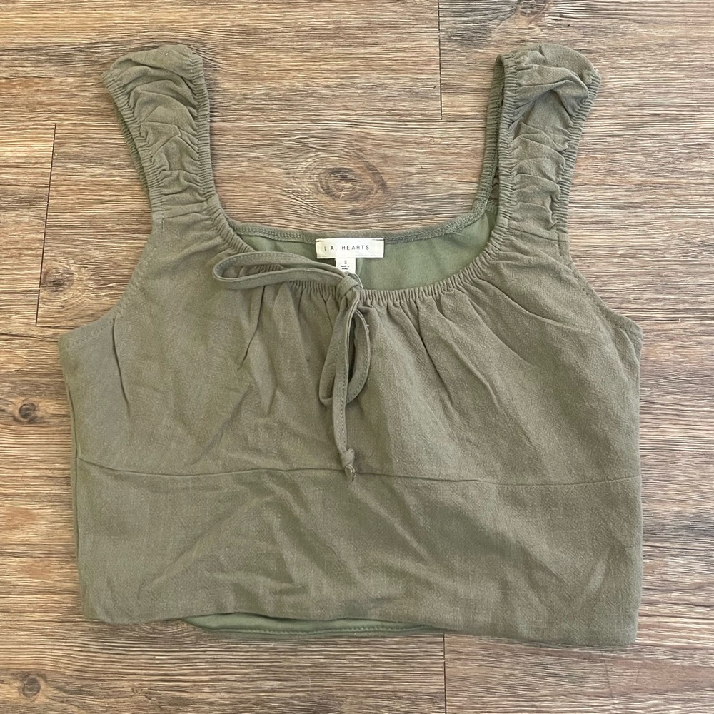 Olive green Pacsun tank